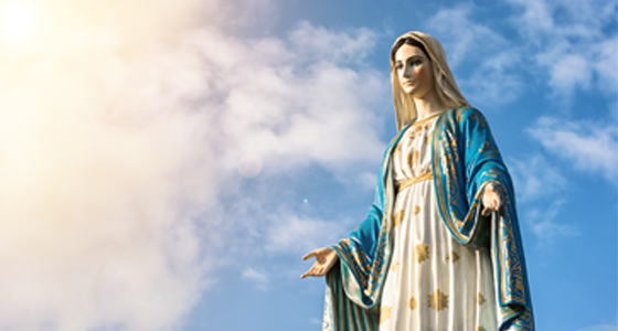 Mary + Sun/sky